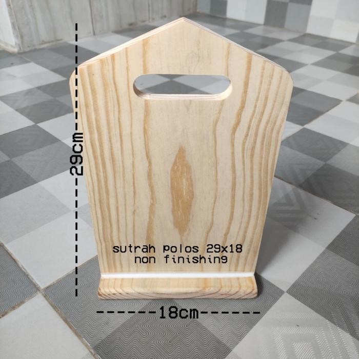 

Sutrah / Sutroh / Pembatas Shof Sholat 29x18cm (non finishing) Besar