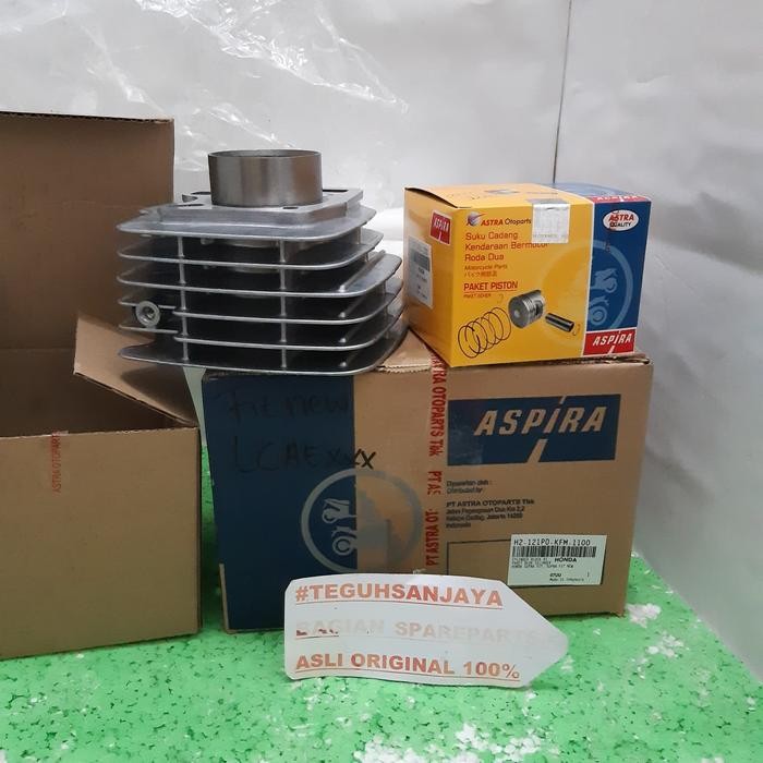 Blok Seher + Paket Piston Kfm Legenda Supra Fit / New, Revo Old Aspira