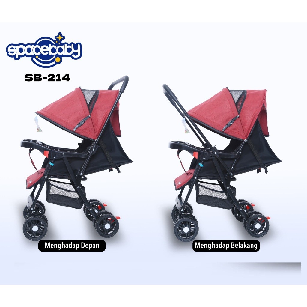 SR Stroller Space Baby SB 204 SB 207 SB 214 SB 215 Kereta Dorong Bayi SpaceBaby SB204 SB207 SB214
