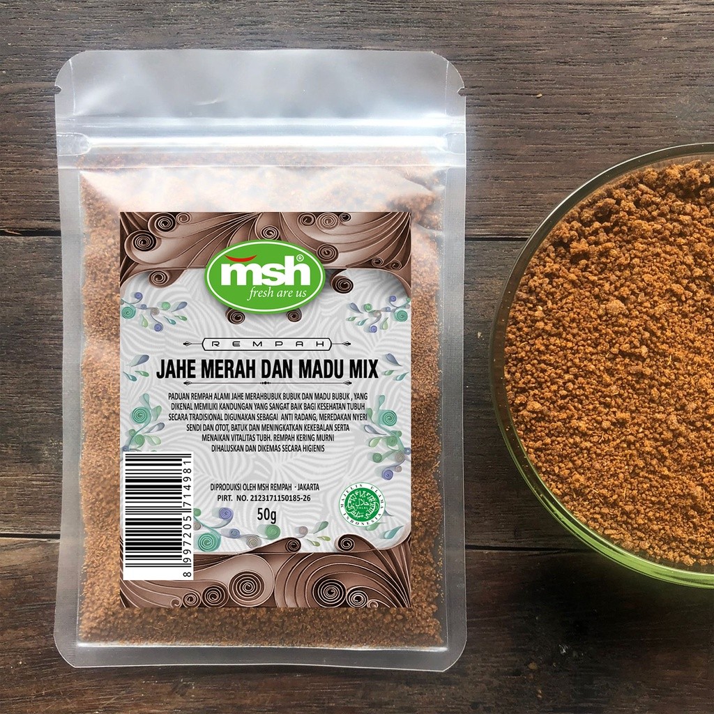 

Msh Jahe Merah Dan Madu Mix 50 g