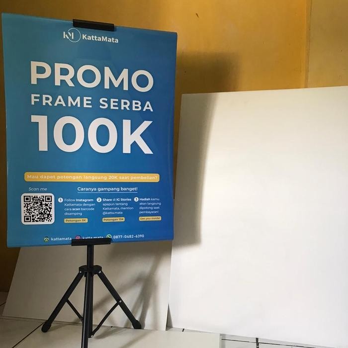 

Toso - Tripod Stand Display Banner Roll Up Banner X Banner Promo Gan