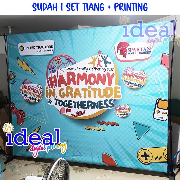 

Toso - Backdrop Background Webinar Backwall Bongkar Pasang Jumbo Banner