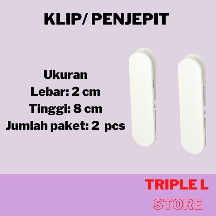 

Toso - Klip Penjepit Kertas Foto Pada Papan Berlubang Pegboard Set 2 Pcs