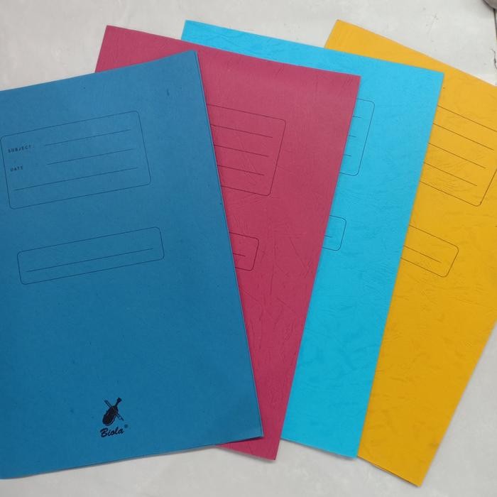 

Map biola 5002 1 dus 50pcs warna biru,merah, kuning merk biola