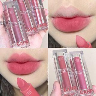 new! cappuvini pink matte lipstick 6 warna nude pink lipstik matte [mutu terbaik]