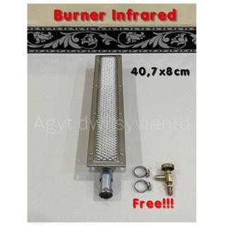 Burner Infrared Kompor Stove keramik Ceramic Infrared Gas LPG Burner 40,7x8cm