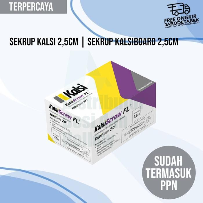 SEKRUP KALSI 2,5CM SEKRUP KALSIBOARD 2,5CM