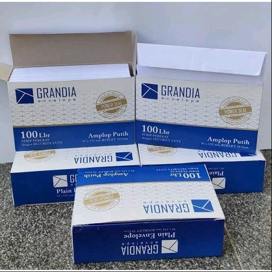

Aman - Amplop Putih Grandia Isi 5 Slop - Kualitas Terbaik Kertas
