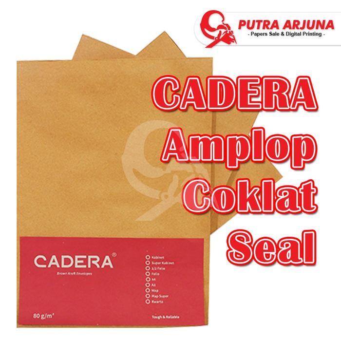 

Aman - Cadera Amplop Coklat, F4/Folio - 24X34Cm - 80Gsm - Per Pack 100 Pcs