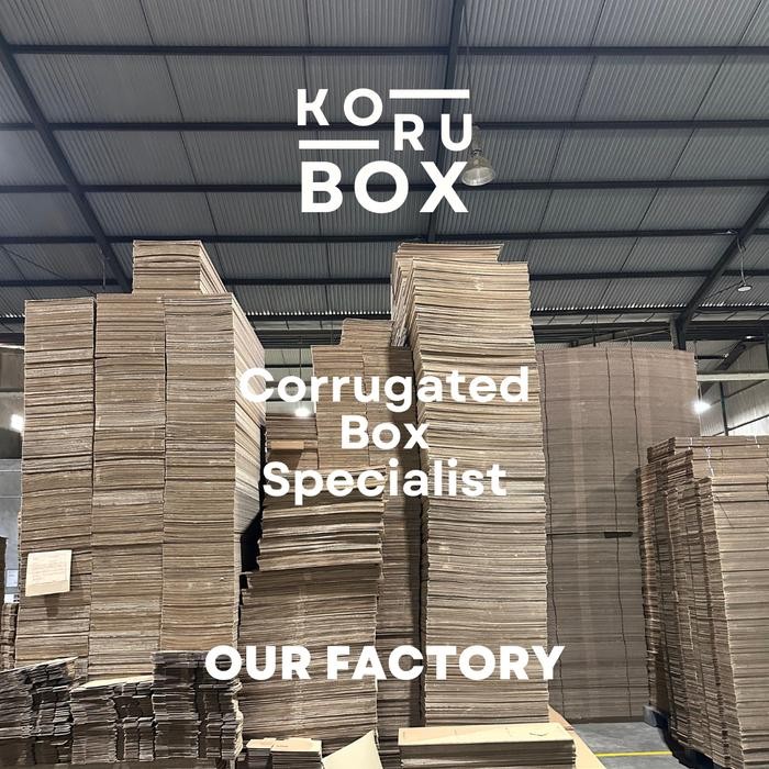 

Aman - [Isi 50] Box Kardus Karton Die Cut Mailer 30 X 20 X 5 Cm Tanpa Sablon - Bahan B Flute Cokelat