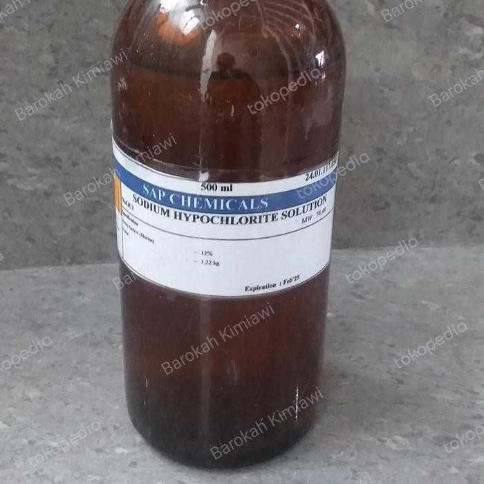 Sodium hypochloride 12% Natrium hipoklorit NaOCl 500 ml