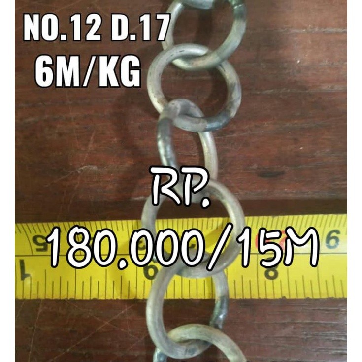 TREA Batu Rantai Kawat Jala Ikan Las.No.12 D.17