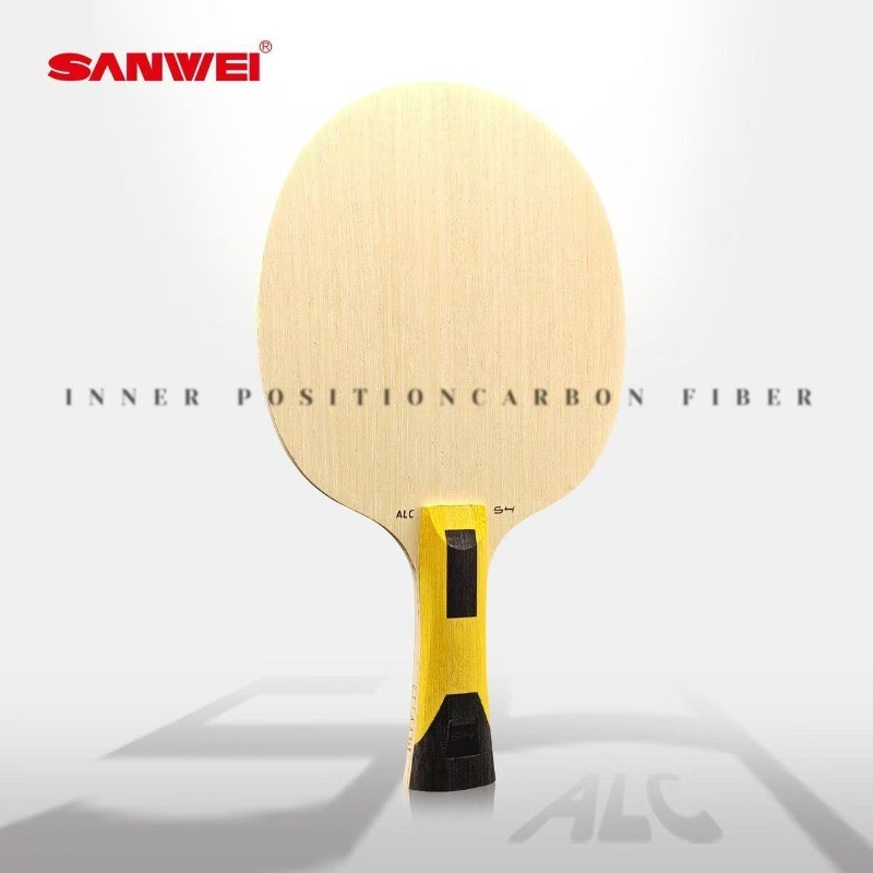 Genuine Sanwei 75 Built-In 54 Table Tennis Racket Huang Fang Carbon Bottom Plate Professional Grade