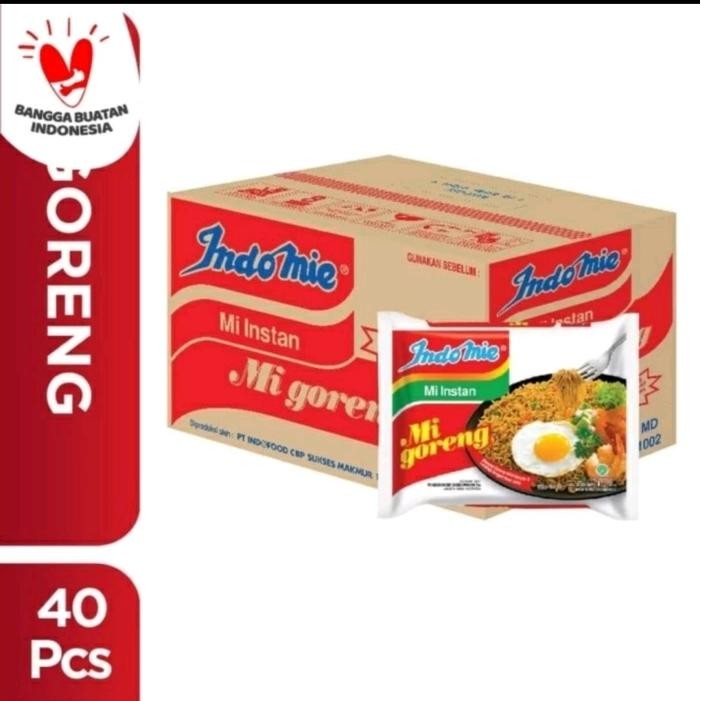 

Ready JT Indomie Mi Instant Goreng Karton isi 40 bungkus