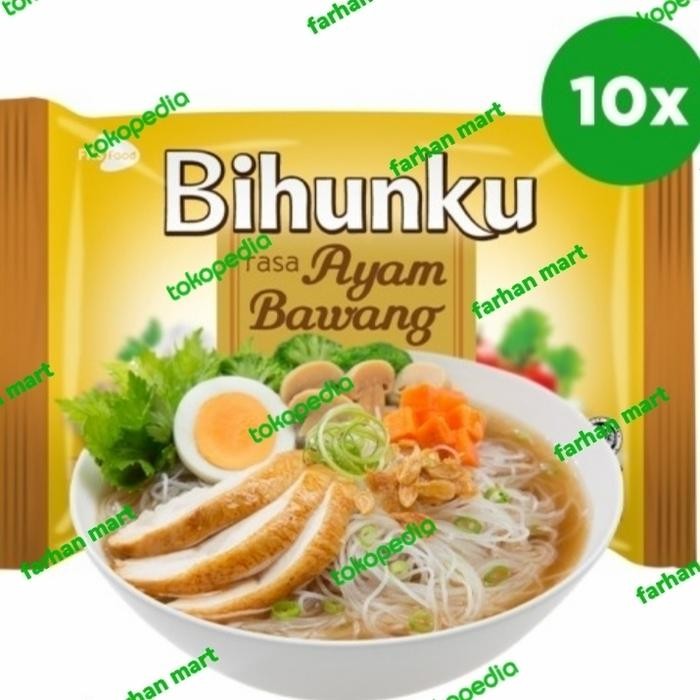 

Ready JT bihunku ayam bawang paket 10 pcs
