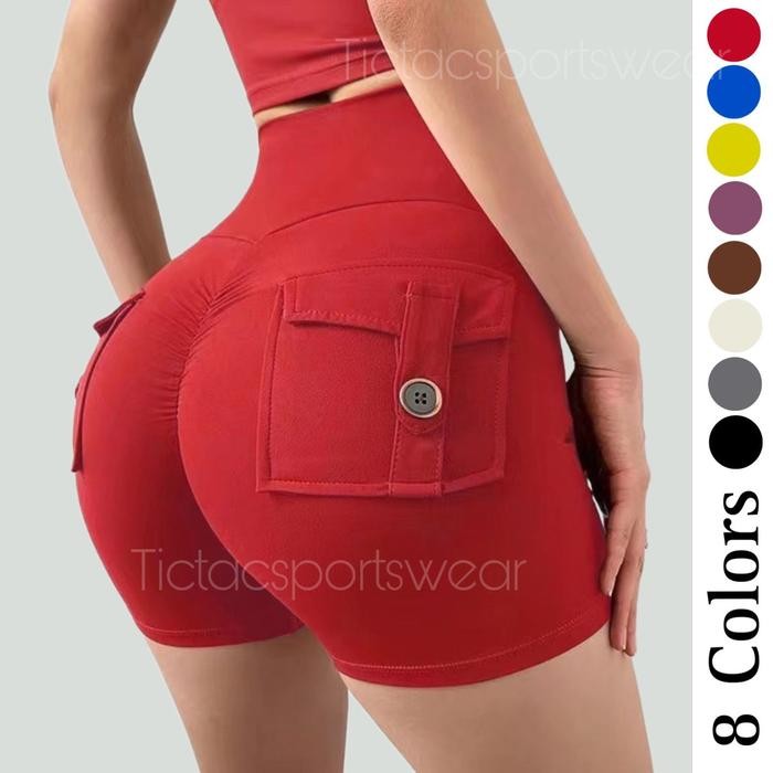 KIMMY SPORT SHORT BOOTY LIFTING / CELANA PENDEK SHORT OLAHRAGA WANITA