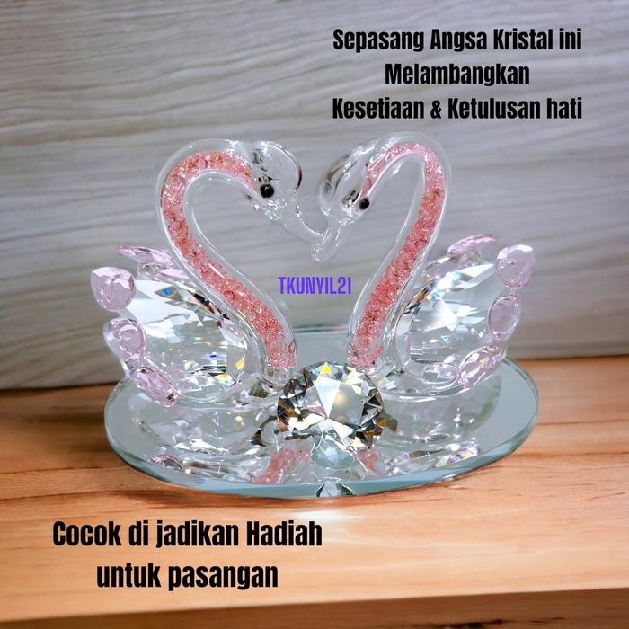SALE  ANGSA KRISTAL WEDDING KRISTAL ANGSA PERNIKAHAN HADIAH PERNIKAHAN HADIAH ULANG TAHUN