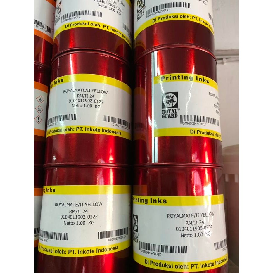 

CAT PRINTING SABLON ROYALMATE RM 24 YELLOW KUNING STANDARD