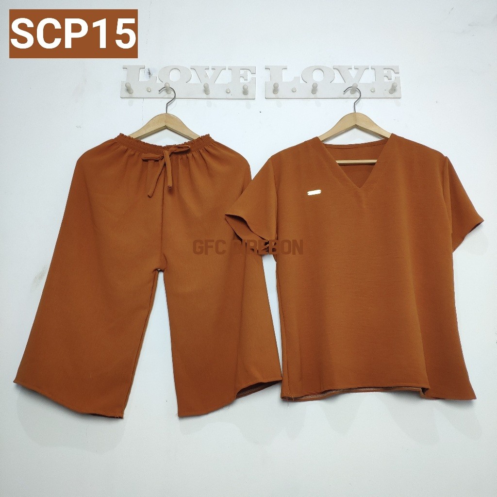 SUNS Setelan Crinkle Airflow / Setelan Baju Wanita Kekinian / One Set Crinkle Airflow Premium