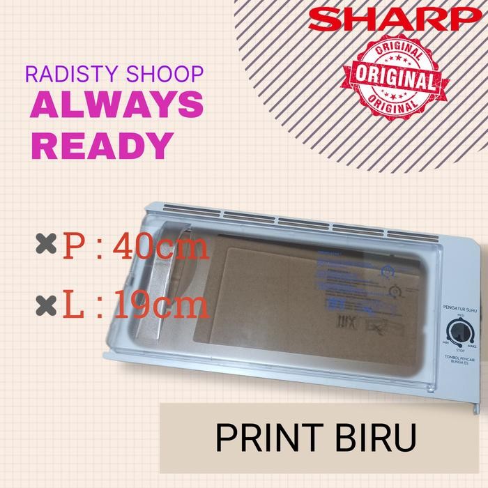 tutup freezer kulkas sharp original