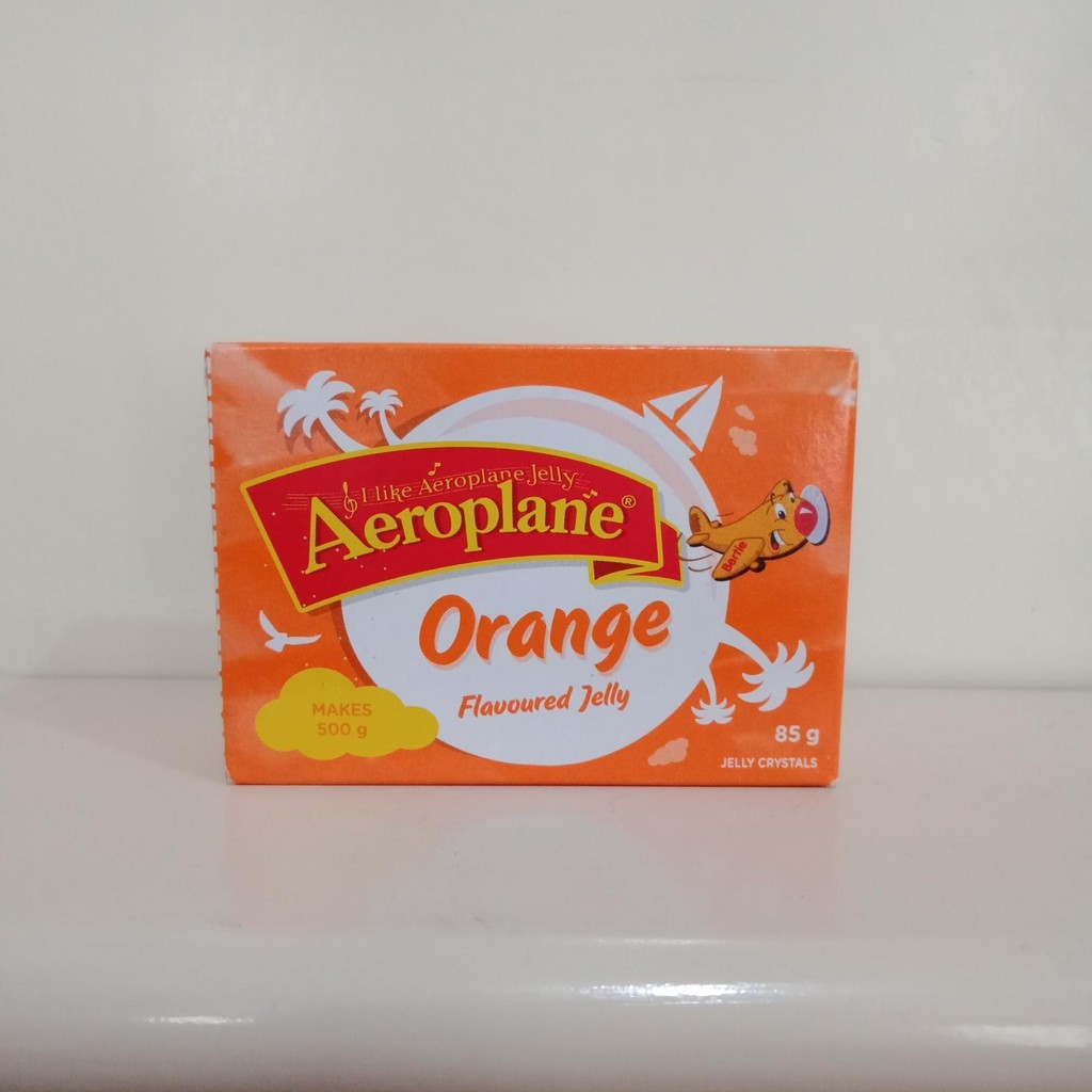 

Aeroplane Orange Flavoured Jelly 85 gram Ori Australia