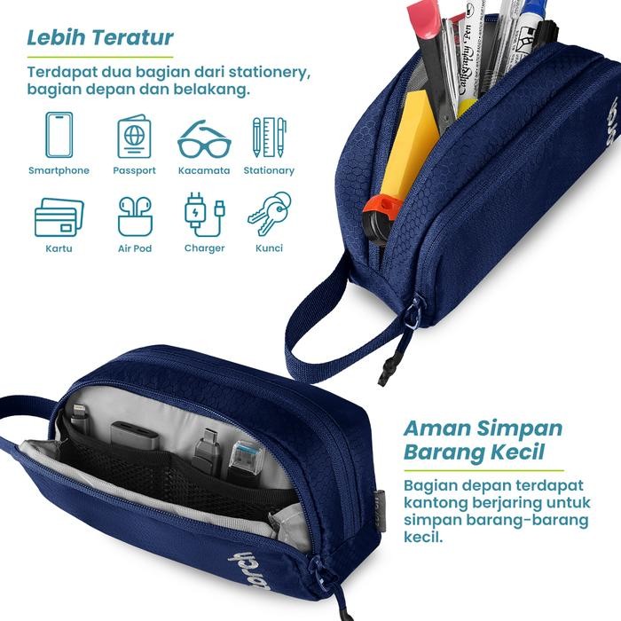 

Torch Rada Pouch Alat Tulis Perlengkapan Sekolah Kerja Tempat Kosmetik Muat Banyak Anti Noda