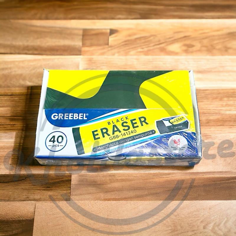 

Ready (40 Pcs) Eraser / Penghapus Greebel Hitam Gbb-141240 Termurah