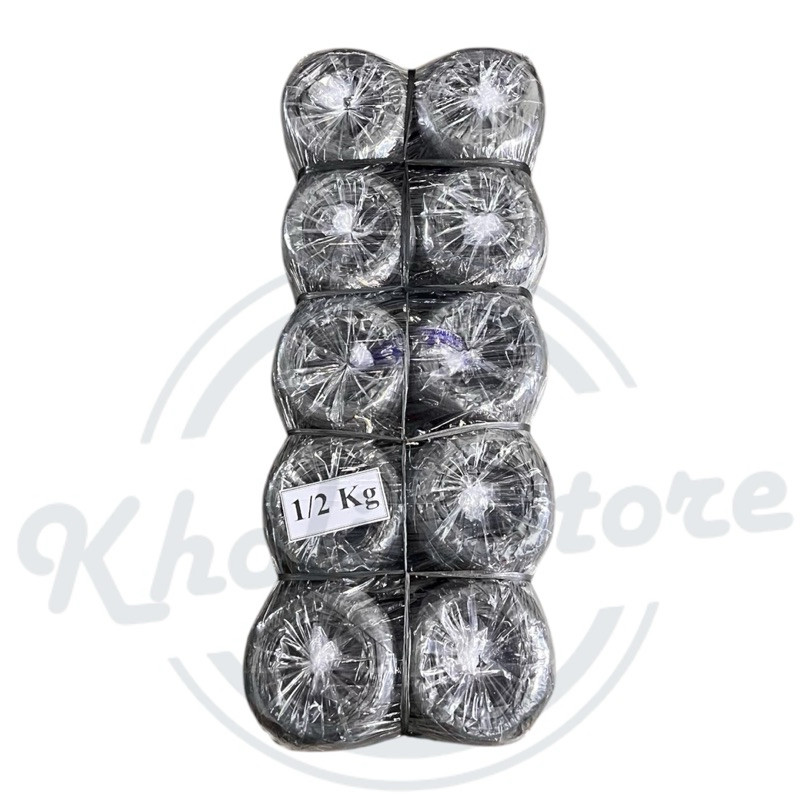 

Terbaru (10 Roll) Tali Rafia Hitam 1/2 Kg Full Cap Puyuh Original