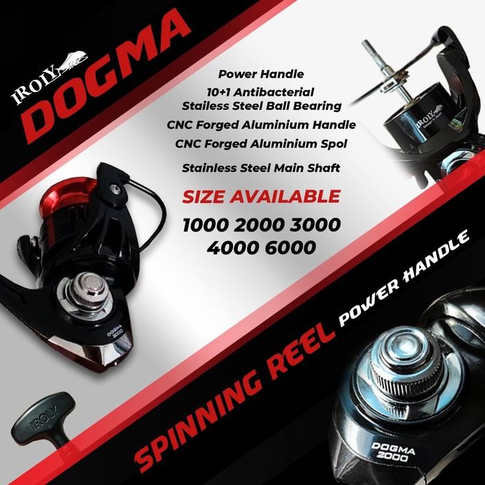 REEL IROLY DOGMA 6000 POWER HANDLE