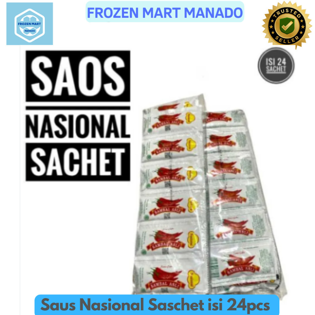 

Saus Nasional Saschet isi 24pcs - Frozen Food Tomohon