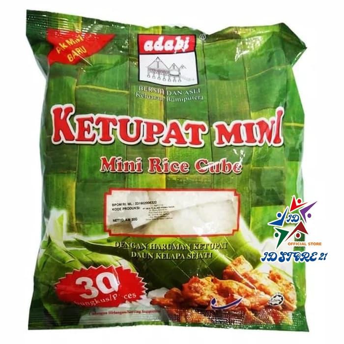 

Ketupat mini adabi Instant isi 30 pcs Food EXP JULI 2026 New