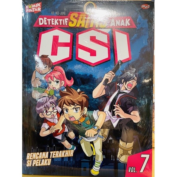 buku komik detektif sains anak csi vol 7