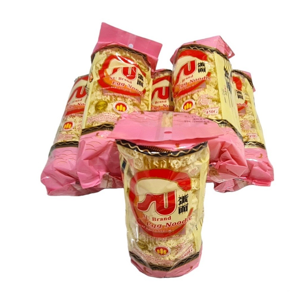 

Terlaris! Mie Mi Mee Kering Egg Noodle SU Brand 450Gr