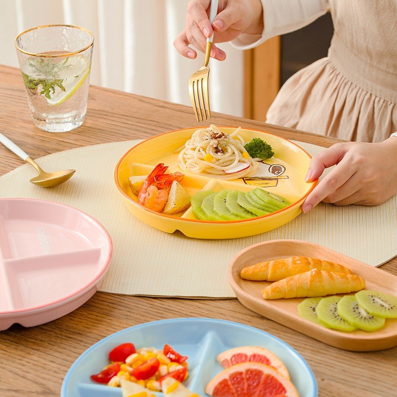 Piring Makan Divider e Sekat 3 Snoopy Ori Peanuts Keramik Kado Gift Piring Ceramic e