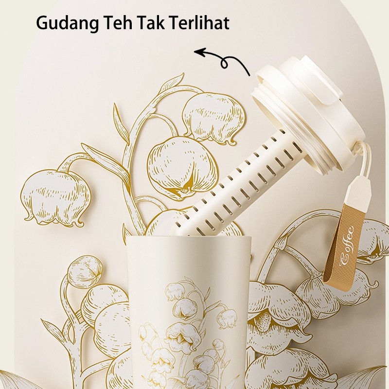 Tumbler Minum Aesthetic/Stainless 316/ Botol Minum Pum/ Tumbler Minum Anti Tumpah ml