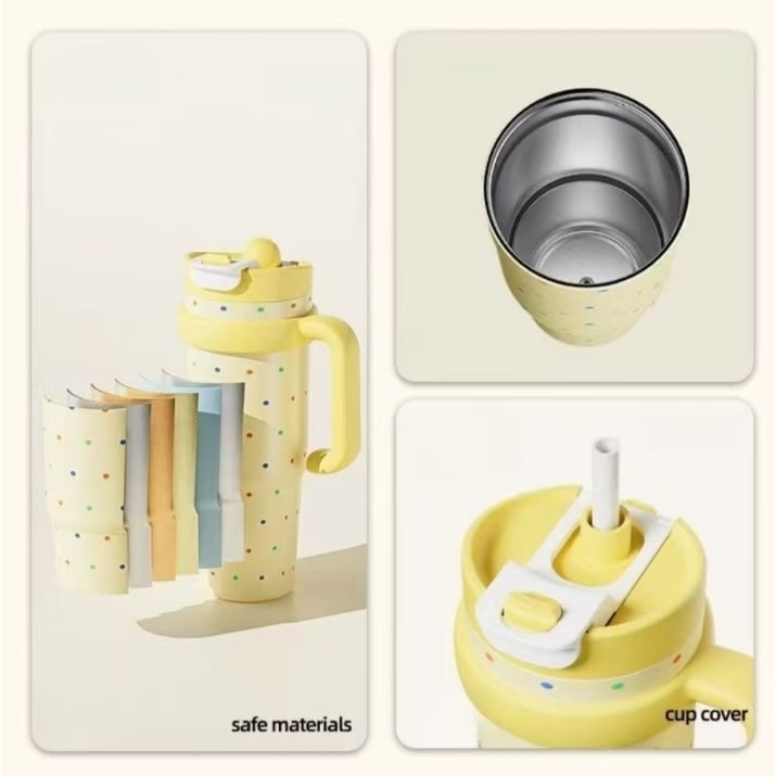 XCRJ-264 NewTumbler 1Liter 316 Stainless Botol 1ml Tumbler Lucu BPA Free Botol Minum Panas dingin