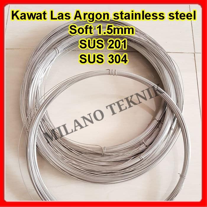 Kawat Las Stainless Steel 1.5 Mm Soft Kawat Argon Las Stainless Tbk