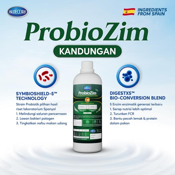 BLUECORE PROBIOZIM PROBIOTIK UDANG VANAME DAN LOBSTER AIR TAWAR, ATASI MASALAH KUALITAS AIR DI