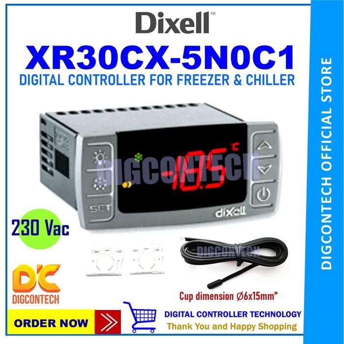 XR30CX / XR 30 CX + Prone NTC Digital Thermostat DIXELL 230V