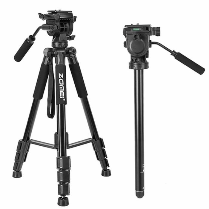 Zomei Q310 Tripod 2in1 Monopod Stand Kamera Phone Portable Q 310