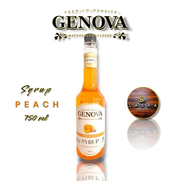 

Tjia Wu - Genova Syrup Peach 750 Ml - Sirup Premium Ala Cafe