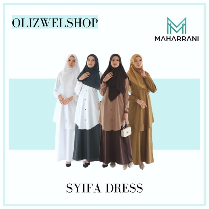 Syifa Dress By Maharrani Baju Pemda Baju Dinas Gamis Pemda Baju Pns