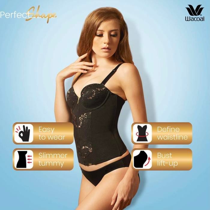 Wacoal Long Torso IB 7031 R1 Perfect Shape Body Shaper Korset Wanita