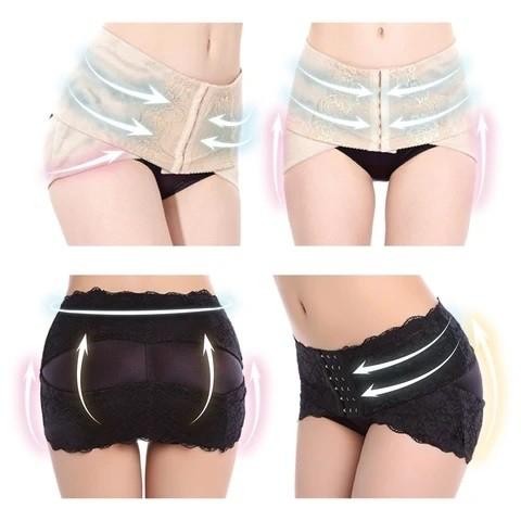 Hip Up Pelvis Postpartum Belly Wrap Belt Slim Body Shaper - Promo