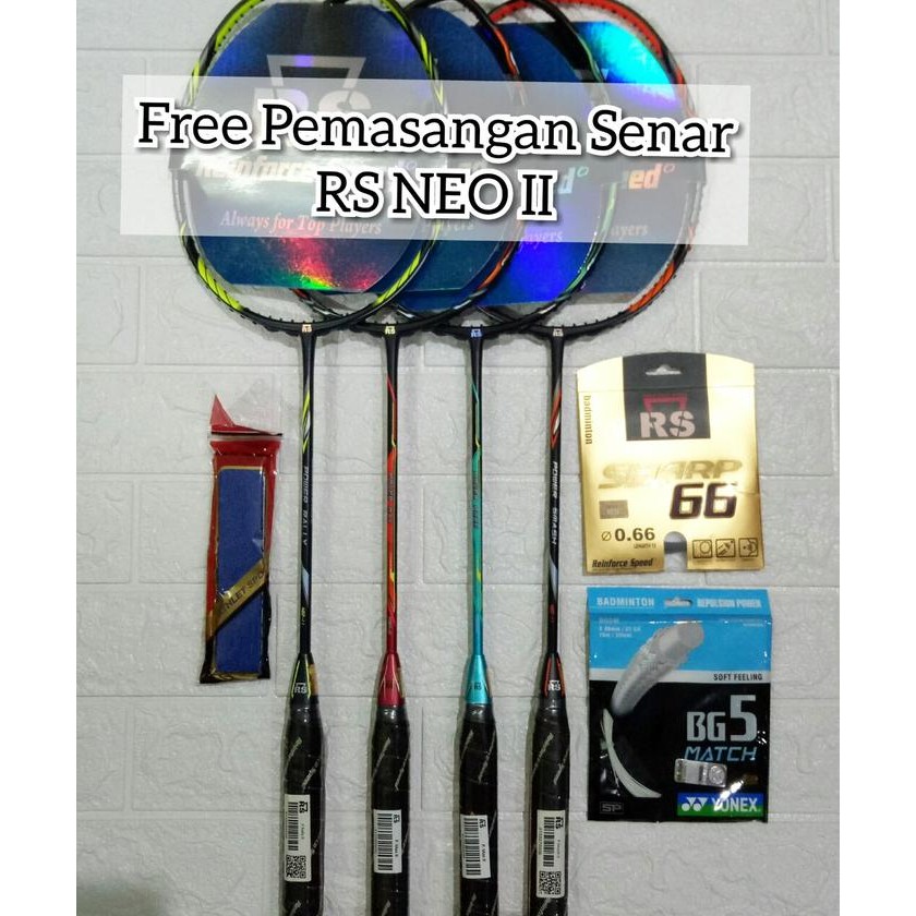 Raket Badminton Rs Power Smash/Rally/Pure/Max Original 100%