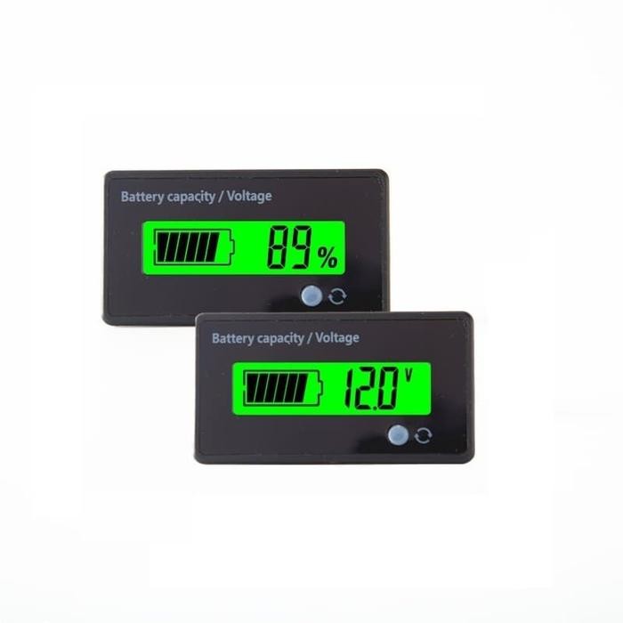DIGITAL VOLTMETER CAPACITY INDICATOR 12- 72 VOLT BATERAI LITHIUM