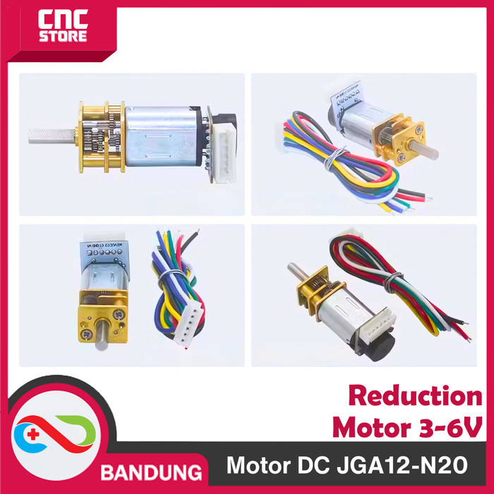 MOTOR DC JGA12 N20 DC 3-6V HIGH TORQUE MICRO DC GEARBOX JGA12-N20 WITH ENCODER