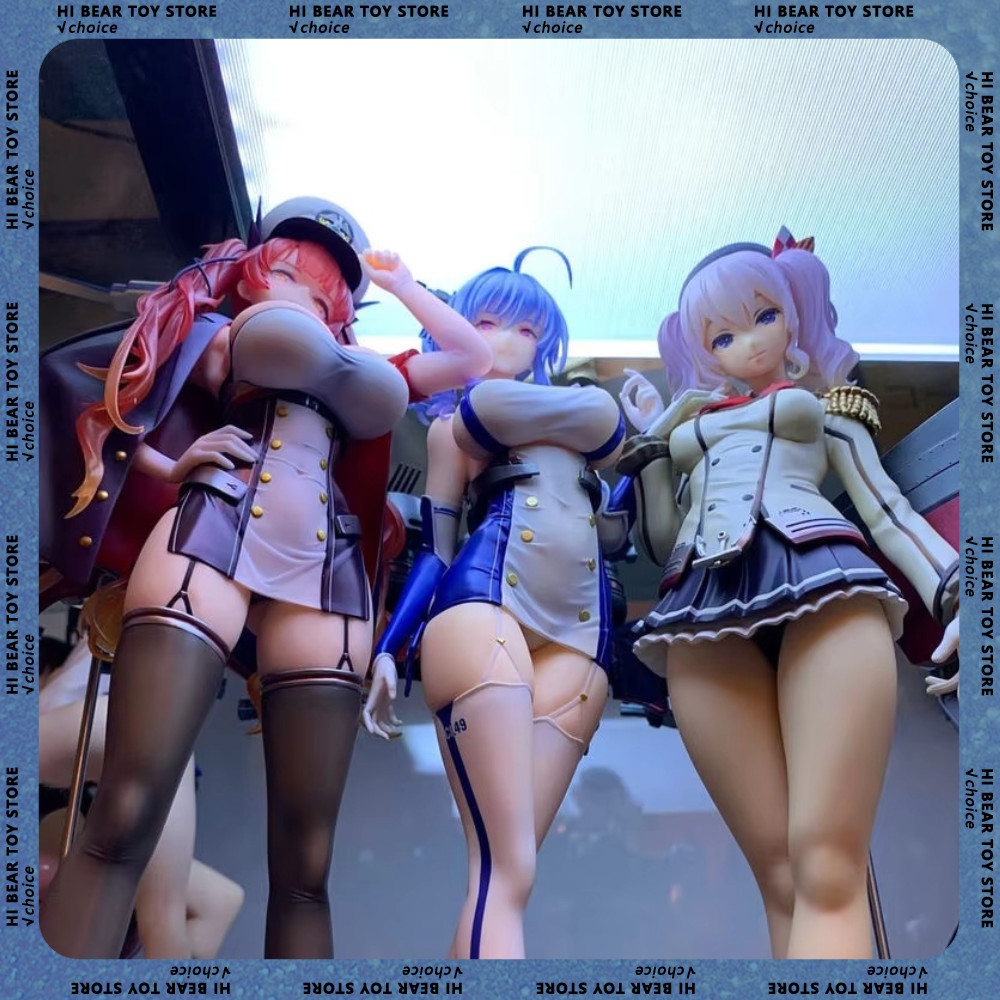 26cm Azur Lane Anime Figure Kan Colle Kashima Hibiki Azur Lane Girl PVC Action Figurines Toy Game St
