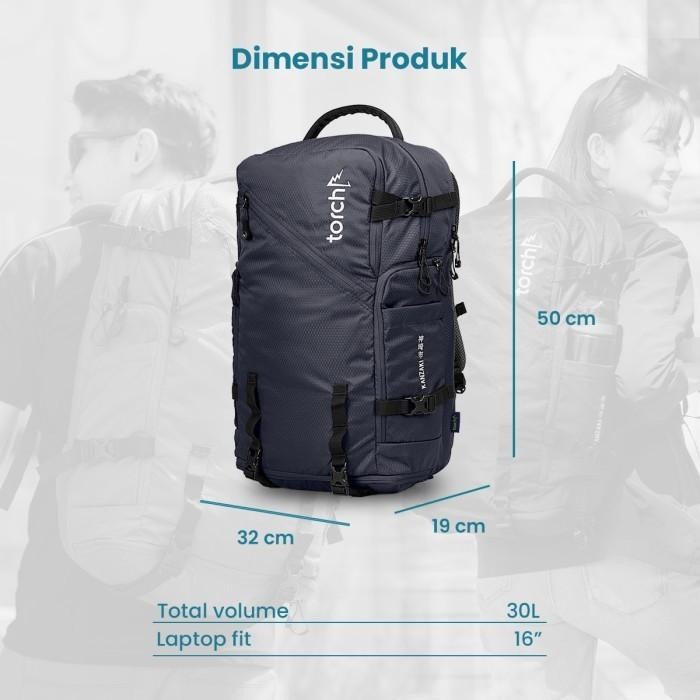 Torch Tas Ransel Traveling Light Travel Backpack Kanzaki 30 Liter