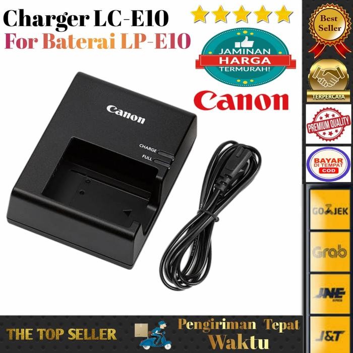 CHARGER CANON CESAN 1100D 1200D CHAS 1300D LC E10 CAMERA